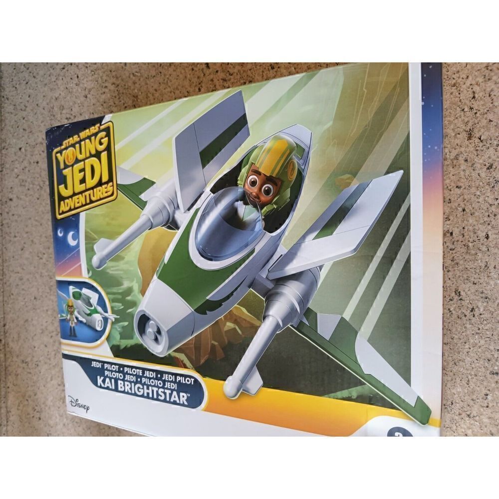 Disney Star Wars Young Jedi Adventures Kai Brightstar Vehicle Sealed Box ~NEW - Picture 5 of 6